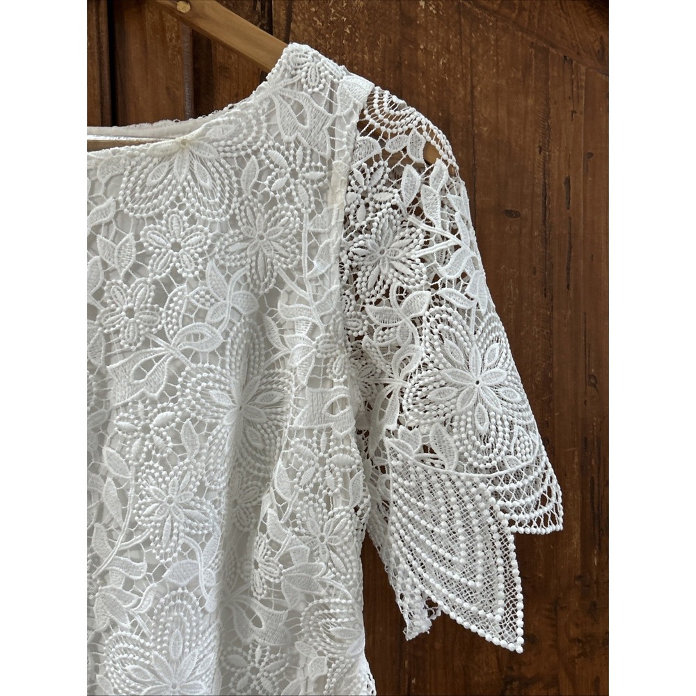 Anthropologie Charleston Lace Mini‎ Dress Retail $180 Sz 0 Gorgeous Worn Once - Picture 4 of 12